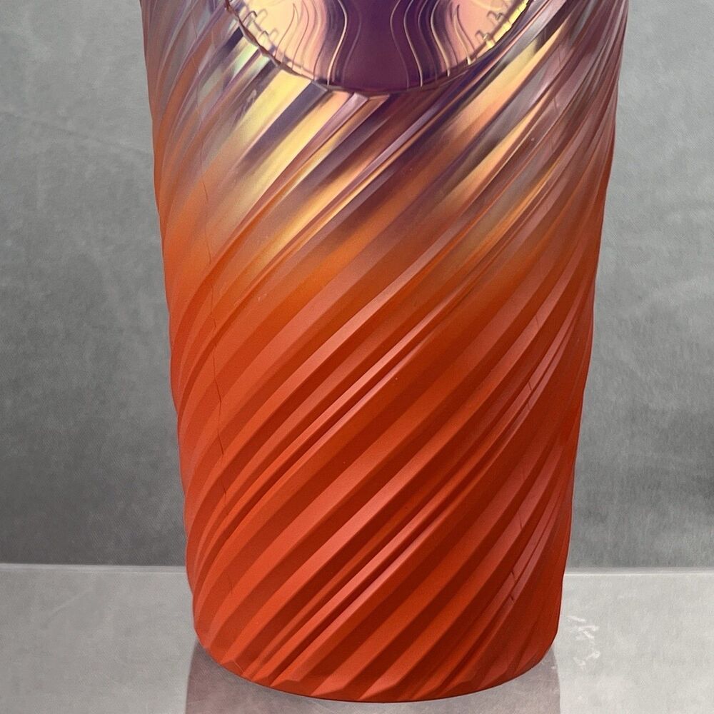 Starbucks 2025 Sunrise Swirl Cold Cup 24 Oz Venti Lilac Purple/Orange Phx Suns - Picture 4 of 10